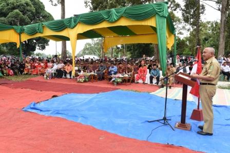 Gubernur Riau Resmikan Balai Adat Kenegerian dan Rumah Godang  Tambang 